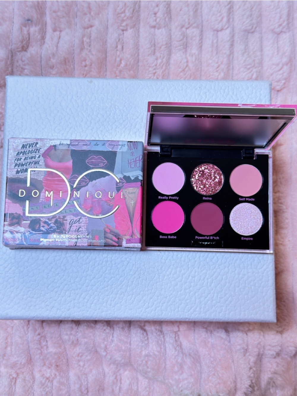 Dollcake Pink Party Eyeshadow Palette - Rose & Hot Pink Mix